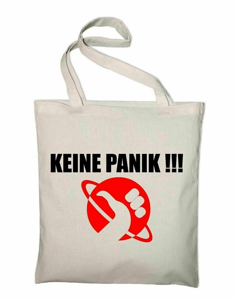 Per Anhalter Della Galassia Jutebeutel Logo Borsa Stoffa Hitchikers - Immagine 3 di 3