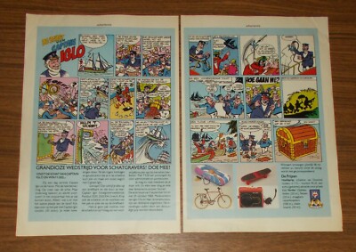 Seltene Werbung KÄPT'N IGLO Fischstäbchen - Der Schatz Comic 1988