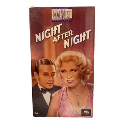 Night After Night The Ultimate Mae West Collection - VHS Tape- New & Sealed
