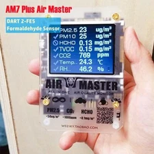 AM7p Formaldehyde Detector DART 2-FE5+V4 Sensor Air Quality Monitor PM2.5 Tester