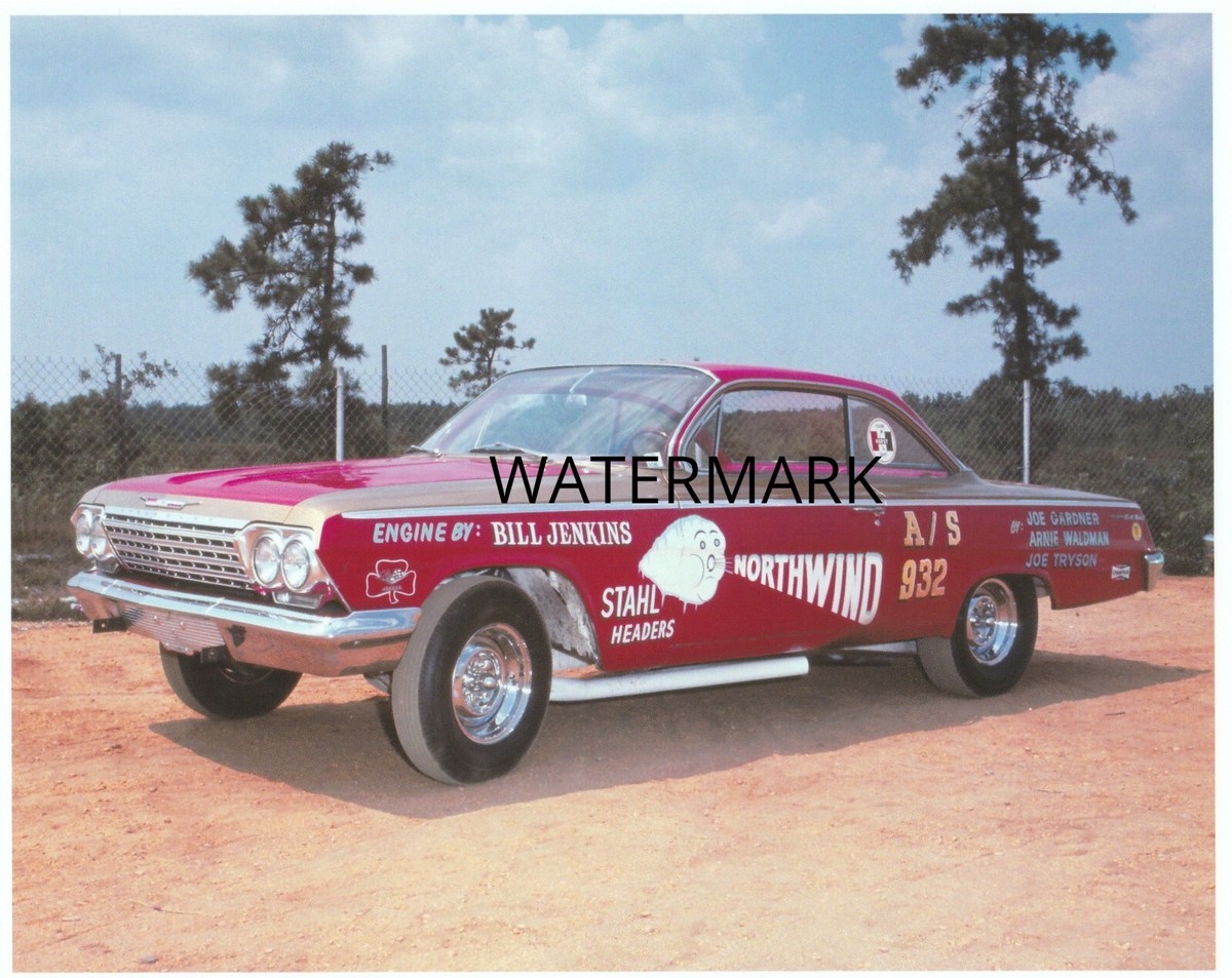 1960s NHRA Drag Racing-Joe Gardner's A/Stock 1962 Bel Air