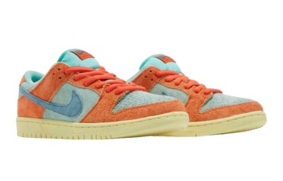 Nike SB Dunk Low Pro PRM Orange Emerald Rise Mens Shoes Size 8