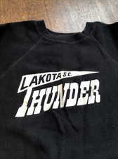 Vintage 70  s 80  s Sweatshirt Small Sportswear Black Raglan School