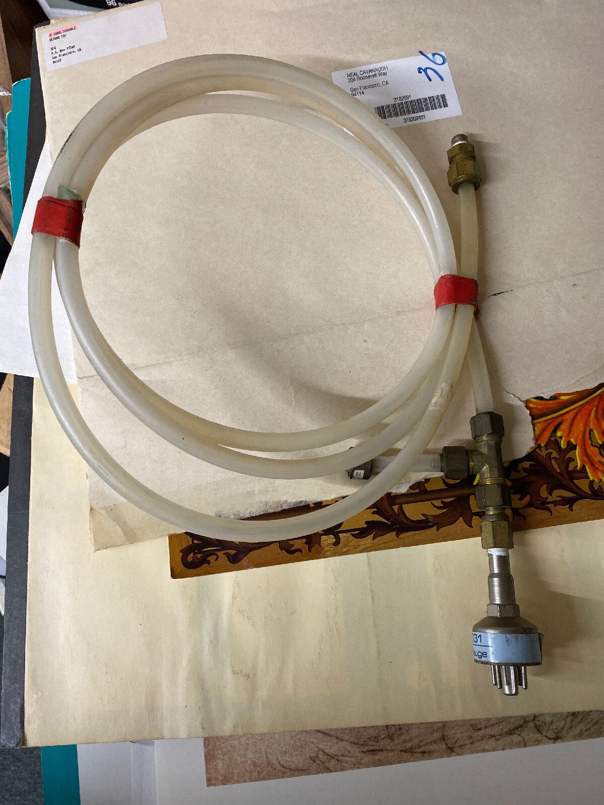 Varian Vacuum Gauge Type 0531 TC Vacuum Gauge eBay