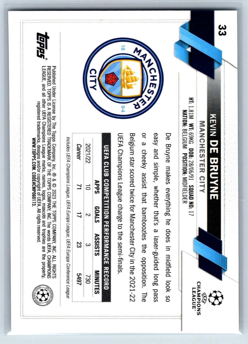 その他 Topps PremierGold2013 KEVIN DE BRUYNE RC ⚽2024-2025 Topps UCC Flagship - #RF-15 KEVIN DE BRUYNE - Trophy