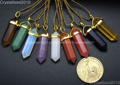 Ciondolo In Argento 925 Con Pietre Naturali Per Chakra – Uomo, 5 Carati – Vari Colori E Pietre - 3