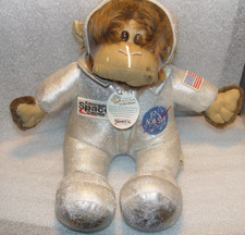 NASA Private Ham Chimp Monkey Kennedy Space Center 14" Plush Tag Astronaut EUC