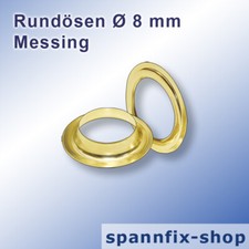 Round Eyelets Ø 8 MM Brass Impact Punch Hole Iron Lochungsunterlage Plane