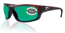 Costa Del Mar Jose Tortoise Frame Green Mirror 580 Glass Polarized Lens