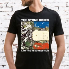 Stone Roses T-Shirt, I AM THE RESURRECTION, TOUR, IAN BROWN, Unisex/Ladies Fit