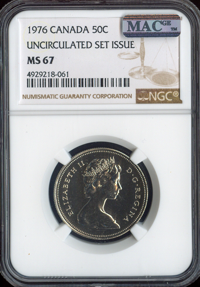 1976 Canada 50 Cents 50C NGC MS67 MAC - Quality | eBay