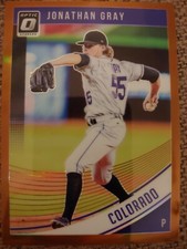 Jonathan Gray 2018 Donruss Optic Bronze #90 Rockies