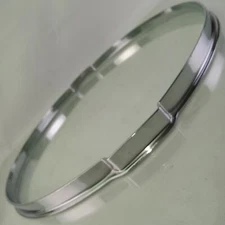 *Slingerland 14" Single-Flange Snare Drum Resonant Rim/Hoop Chrome-Brass Student