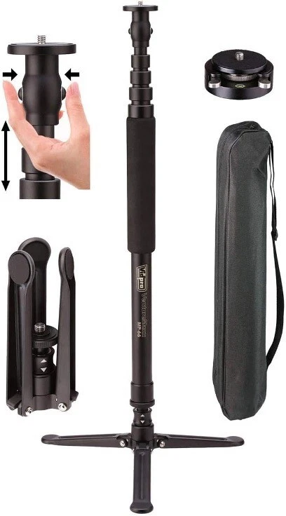 Monopod with adaptors and binoculars to film sporting events with iPhone - Image 3 of 4