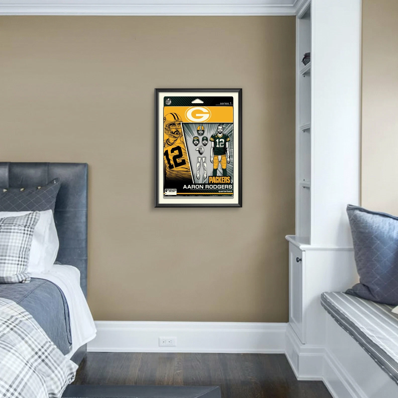 Green Bay Packers Aaron Rodgers Action Poster