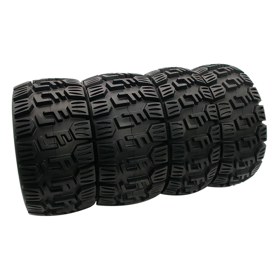 RC 1/5 24mm schwarze Vorder-Hinterrad-Allradreifen für HPI Rovan KM Baja 5B SS - Bild 4 von 4