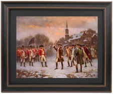 Framed The First Resistance by Edward Moran. Standard or Poster Size.