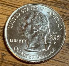 2006 P South Dakota Uncirculated Quarter Struck Through Errors