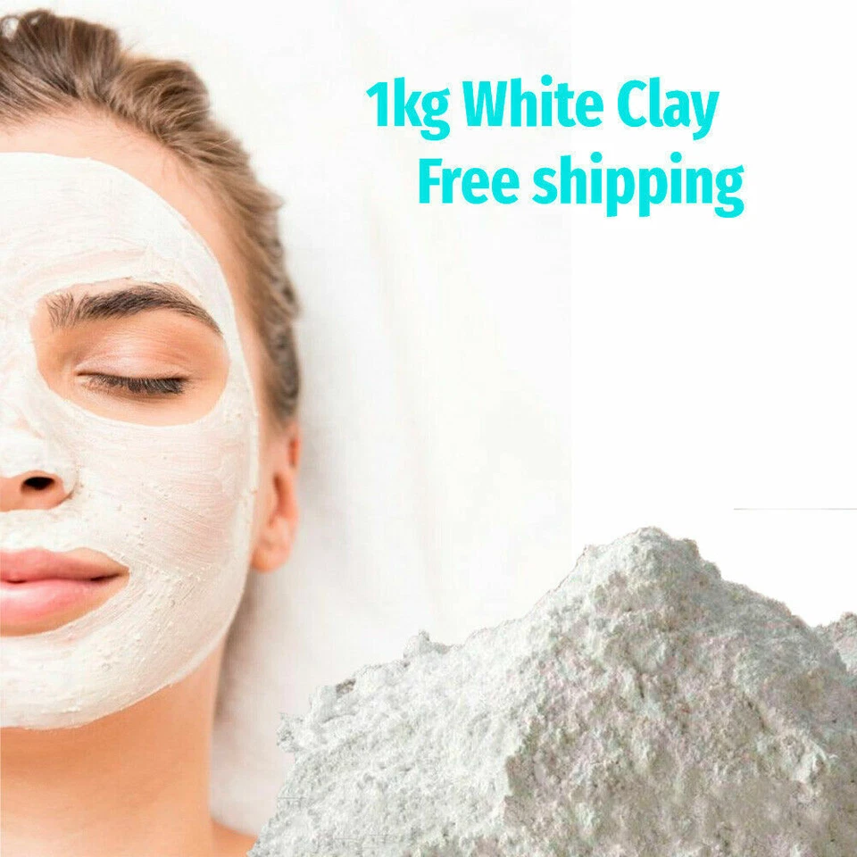 WHITE Kaolin Clay,Pure Natural, Pure Or Fine Grade, Grade Powder mask 1kg 2,2 lb - Image 2 of 4