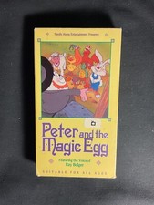 Peter and the Magic Egg VHS Tape 1983 Vintage Ray Bolger Easter Collectible