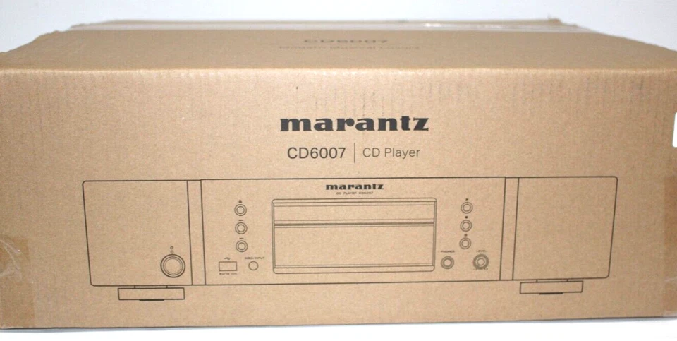 Marantz CD6007 CD Player HDAM Full Discrete Analog Silver Gold AC 100V 50/60Hz - Image 4 of 4