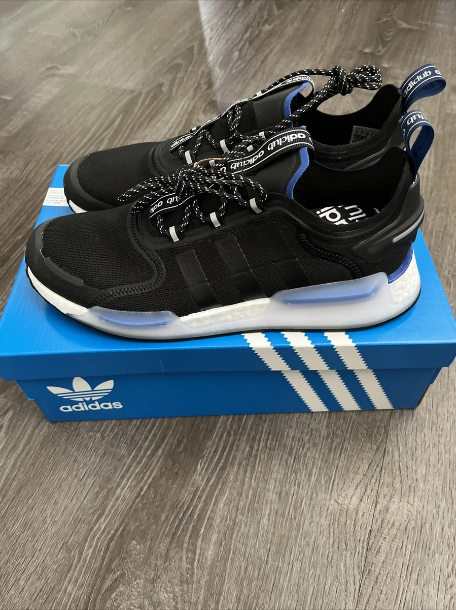 eBay NMD Royal 11.5 Adidas Size Men\'s ADI-CLUB | V3 Black Blue HQ9838