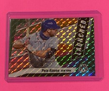 Pete Alonso Rare Green Mosaic SP Parallel Launched L1 2021 Mosaic New York Mets