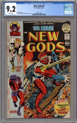 New Gods #9 CGC 9.2 OFF-WHITE PAGES DC COMICS 1972