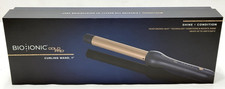 Bio Ionic Gold Pro Curling Wand 1" Shine Condition Moisturizing Heat - NEW 