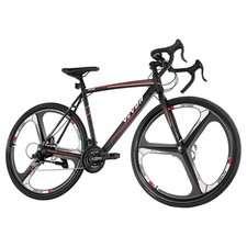 VEVOR Road Bike Racing Bicycle 700C Shimano 21 Speeds Carbon Steel Frame Disc 12