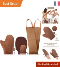 Ensemble 4 Gants Applicateurs Autobronzants - Bronzage Éclair et Naturel