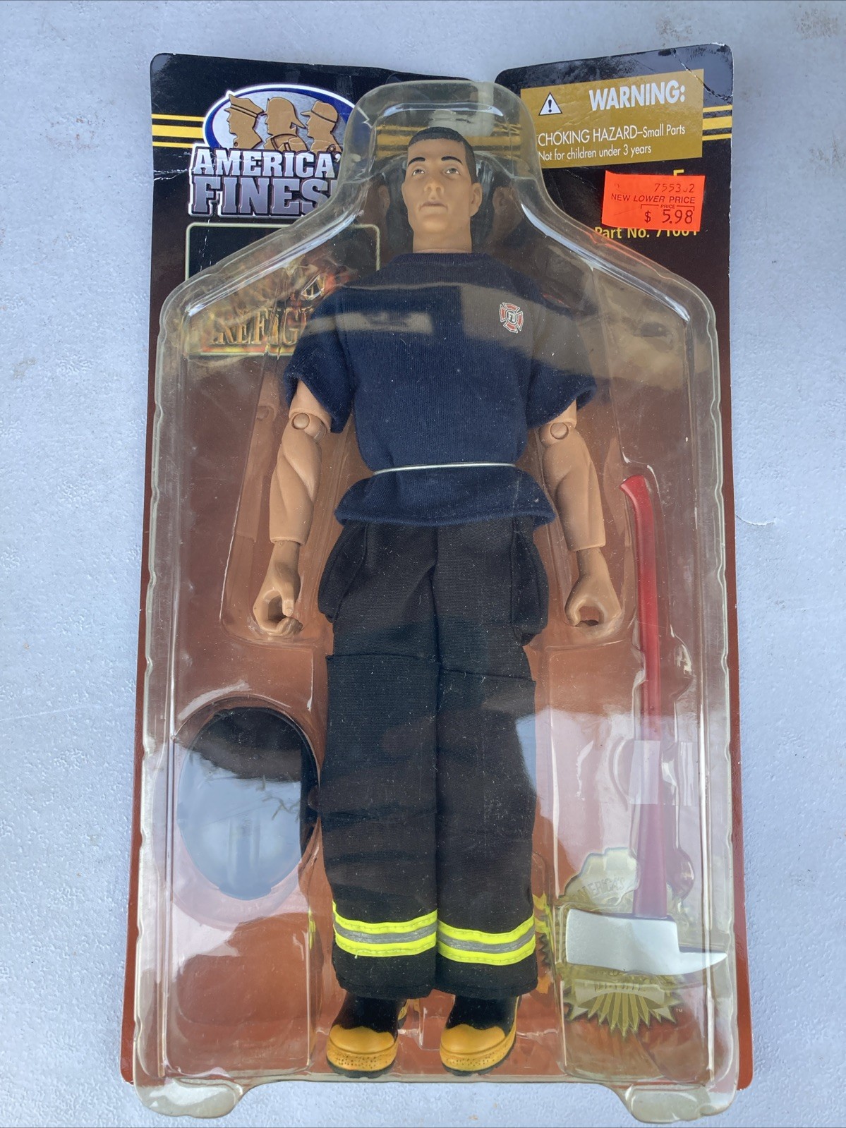 URBAN FIREFIGHTER 1:6 AMERICA'S FINEST 2001 21ST CENTURY TOYS PART NO 71001