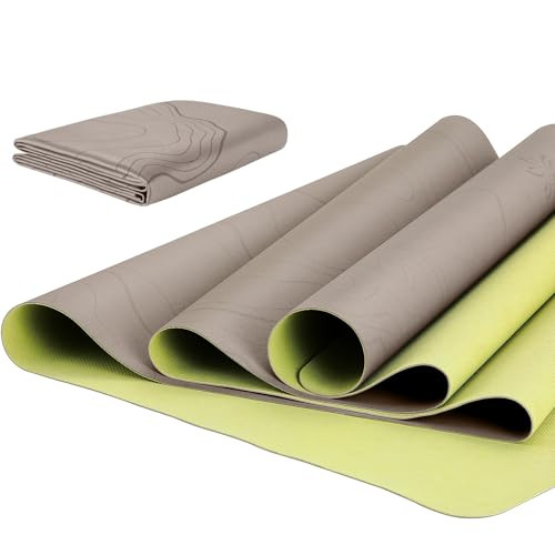 Pro Non-Slip Anti-Tear Yoga Mat for Women and Men - Ideal for Yoga and Fitness Workouts