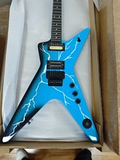 DEAN Dimebag Darrell Blue Lightning Electric guitar FR bridge HH pickup
