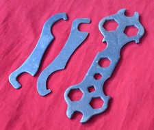 VINTAGE GERMAN GDR DDR BICYCLE BIKE WRENCH TOOL SET of 3 pcs