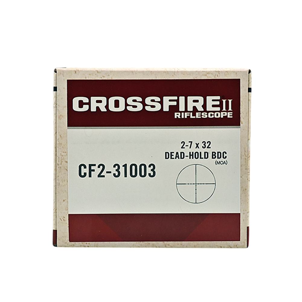 Vortex Crossfire II 2-7x32 Rifle Scope Dead-Hold BDC MOA Reticle