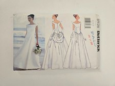 Butterick 6926 Bridal Wedding Dress Pattern 18-20-22 Princess Gown Vintage Uncut