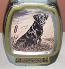 Vintage Black Labrador Jim Beam Whiskey Decanter Empty with Screw Top Lid — photo 2