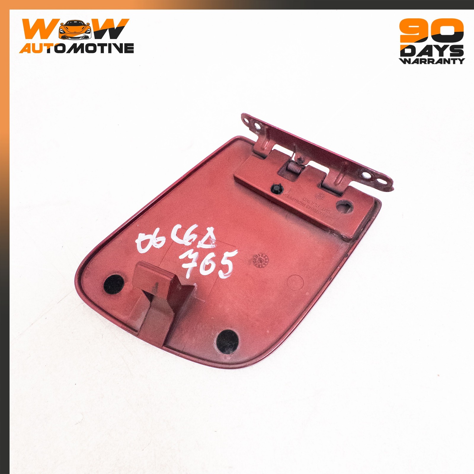 05-13 CHEVROLET CORVETTE C6 FUEL DOOR LID GAS TANK COVER LOCK ACTUATOR RED OEM