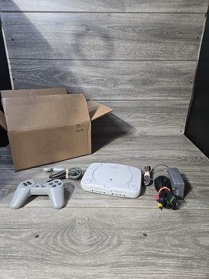 Sony Playstation PS One Video Game Console w/ Controller & Cables PS1 SCPH-101 2