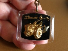 Ancien porte clé STAUB Tracteur Motoculteur Chereau Nantes Ann. 60