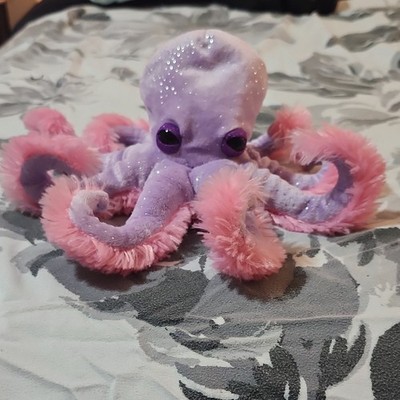 Douglas Octopus Plush Stuffed Animal Purple/Pink Machine Washable Small MPN 3728