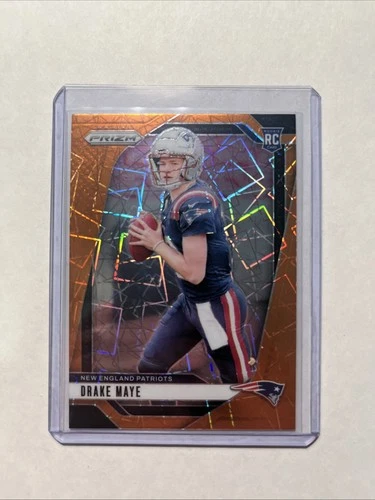 2024 Panini Prizm - Rookies Drake Maye #329 Lazer Prizm (RC)