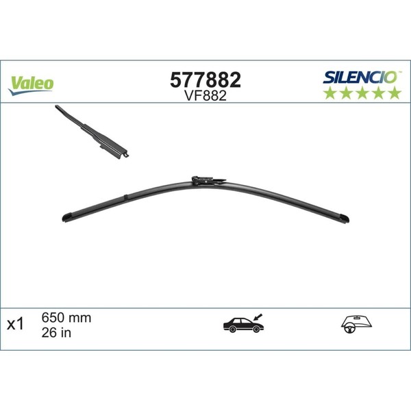Wischblatt Valeo 577882 FüR CitroëN Peugeot C1 II 108-image