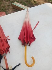 Vintage Butterscotch Lucite Hook Handle Parosol