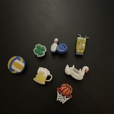 Croc and bag charmsSports, Animals, Food & Drink, Luck Shoe Charms Set for Girls