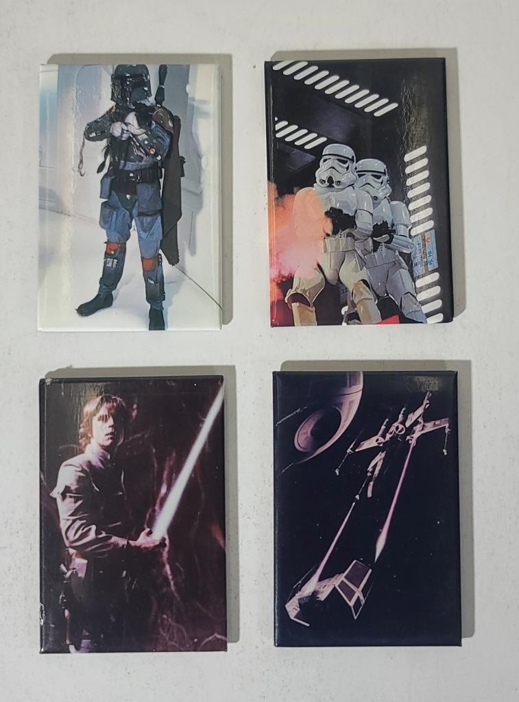 STAR WARS ATA BOY MAGNETS SET OF 4 NEVER USED MINT