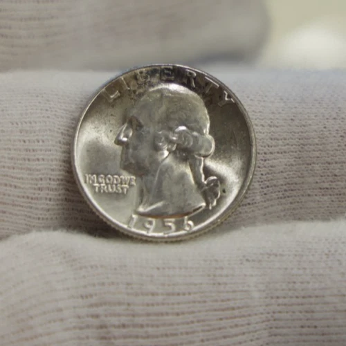 1956  US Washington Quarter 25c Unc