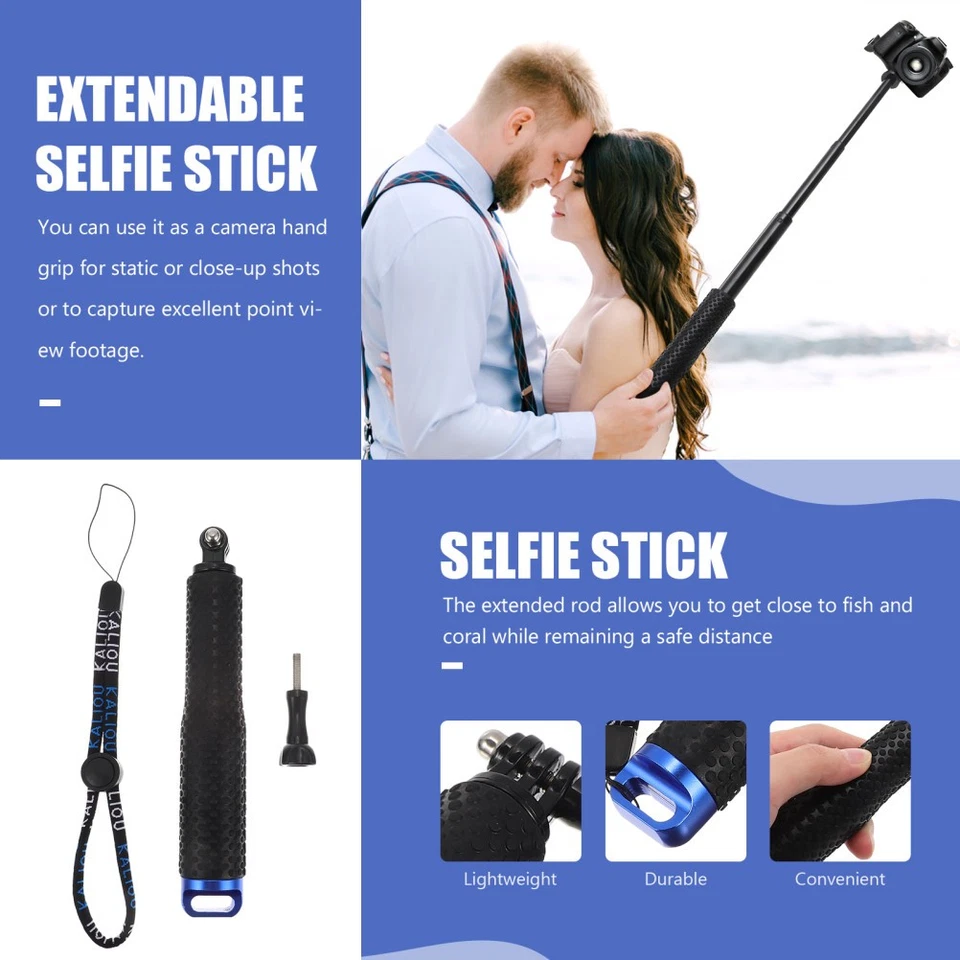 Accessoires Appareil Photo Perche À Selfie De Voyage Prise En Main - Photo 4/4