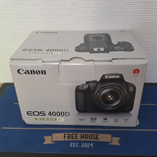Canon EOS 4000D Digital SLR Camera 18MP Black with EF-S 18-55mm III Lens
